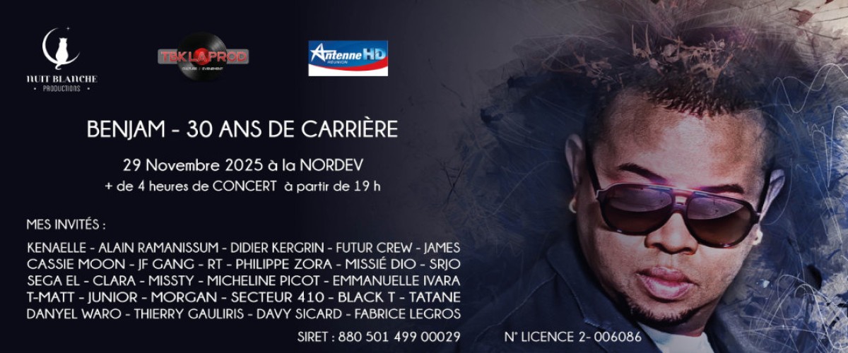 BENJAM - Les 30 Ans De Carrière